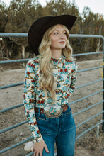 Load image into Gallery viewer, Wrangler Western Top Mock Rider Top
