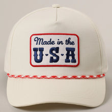 Load image into Gallery viewer, Made in the USA Embroidery Patch Trucker Hat
