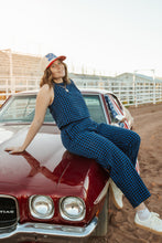 Load image into Gallery viewer, Blue Gingham Set
