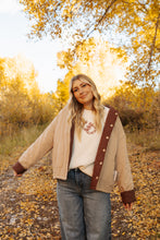 Load image into Gallery viewer, Mocha Red Plaid Reversible Jacket
