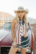 Load image into Gallery viewer, Americano sleeveless snap
