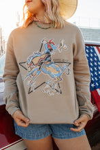 Load image into Gallery viewer, Star Yippee Ki Yay Tan Sweatshirt
