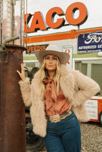 Load image into Gallery viewer, Light Taupe Fur Coat
