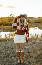 Load image into Gallery viewer, Horseshoe sweater cardigan
