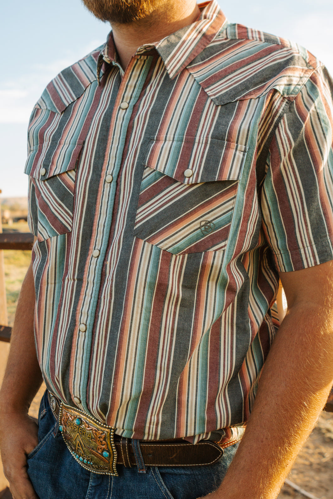 Men's Ariat Haven Retro SS Snap Shirt