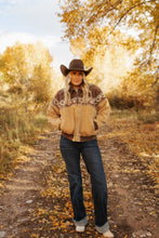 Load image into Gallery viewer, Retro bomber tan/brown jacket
