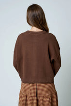 Load image into Gallery viewer, brown knit cardigan

