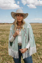 Load image into Gallery viewer, Western Fringe Open Cape Jacket
