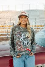 Load image into Gallery viewer, Women's Retro camo Western Collage Pullover
