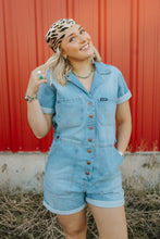 Load image into Gallery viewer, Wrangler Denim romper
