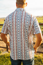 Load image into Gallery viewer, Men&#39;s Blue Retro Polo
