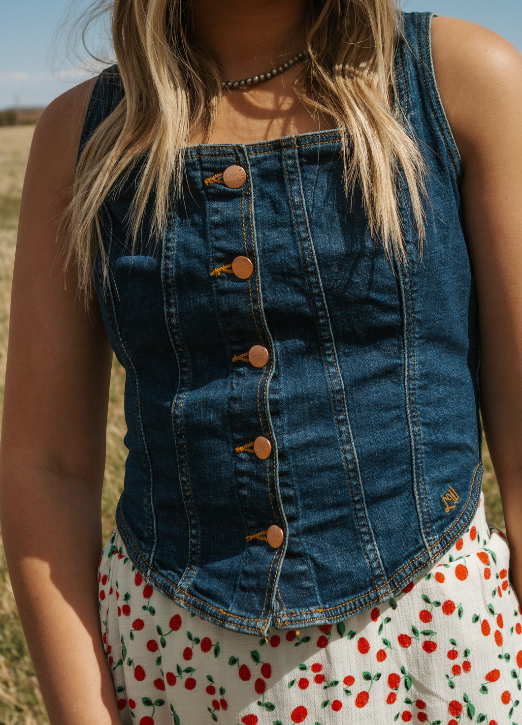 Wrangler Lainey Wilson Denim Vest