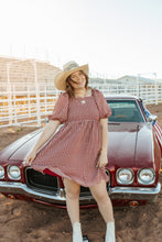 Load image into Gallery viewer, The Hayes Dress in barn check
