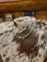 Load image into Gallery viewer, Real Genuine Torpedo Turquoise and Navajo Pearl 16&quot; Necklace
