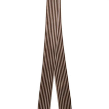 Load image into Gallery viewer, Tan Silk Twilly Scarf with Brown Rope Stripes
