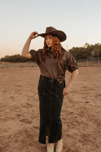 Load image into Gallery viewer, Brown Leather top
