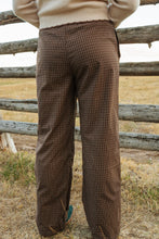 Load image into Gallery viewer, Chocolate Plaid Lounge Pants
