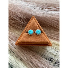 Load image into Gallery viewer, Navajo Sterling Silver &amp; Turquoise Stud Earrings
