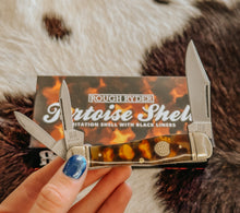 Load image into Gallery viewer, Rough Ryder Tortoise Shell Pocket Knife
