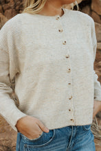 Load image into Gallery viewer, Taupe sweater Cardigan
