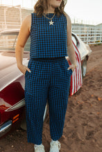 Load image into Gallery viewer, Blue Gingham Set
