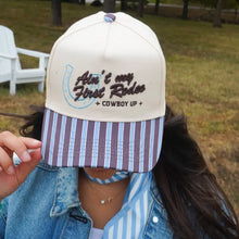 Load image into Gallery viewer, Aint My First Rodeo Chocolate Trucker Hat

