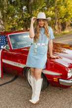 Load image into Gallery viewer, The Jada In Light Wash Dress
