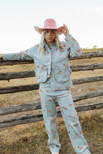 Load image into Gallery viewer, Soft Blue Western Jacket
