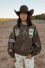 Load image into Gallery viewer, West Rodeo patch bomber jacket
