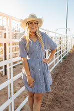Load image into Gallery viewer, The Lexi in the evening Slate dress
