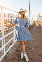 Load image into Gallery viewer, The Lexi in the evening Slate dress
