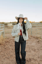 Load image into Gallery viewer, Leopard Denim Jacket
