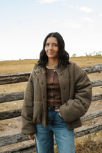Load image into Gallery viewer, Mocha Puffer coat
