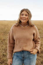 Load image into Gallery viewer, Cocoa Ribbed Sweater Top
