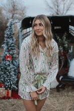 Load image into Gallery viewer, DOORBUSTER PRICE/ Pink Gingham Christmas PJ Set
