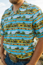 Load image into Gallery viewer, Men&#39;s Short Sleeve Tractor Button Up
