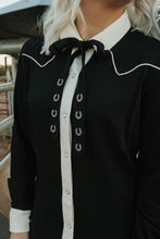 Load image into Gallery viewer, Wrangler Western Women&#39;s Snap Dress with Tie
