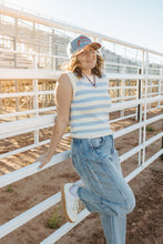Load image into Gallery viewer, Sweater knit tank in BLUEBELL
