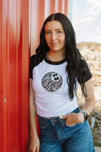 Load image into Gallery viewer, Zebra 8 Ball Baby Tee
