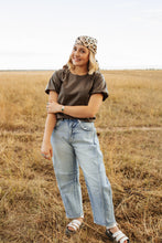 Load image into Gallery viewer, Pleather Top In Driftwood
