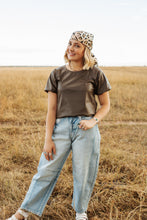 Load image into Gallery viewer, Pleather Top In Driftwood
