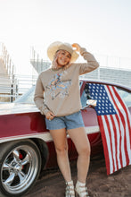 Load image into Gallery viewer, Star Yippee Ki Yay Tan Sweatshirt
