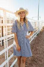 Load image into Gallery viewer, The Lexi in the evening Slate dress
