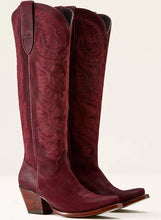 Load image into Gallery viewer, Ariat Burgundy Suede Laramie Boot
