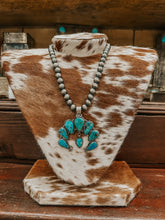 Load image into Gallery viewer, 10mm- 20&quot; Sterling Silver Beads W/ Turquoise Pendant
