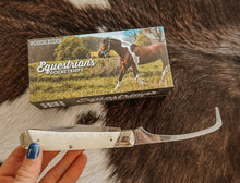 Load image into Gallery viewer, Equestrian&#39;s Pocket Knife with Hoof Pick
