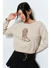 Load image into Gallery viewer, Cowboy Boots Sweater
