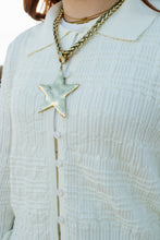 Load image into Gallery viewer, Ivory textured button up long sleeve top
