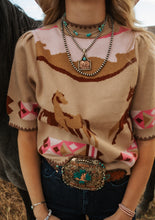 Load image into Gallery viewer, Horse Knit sweater top
