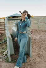 Load image into Gallery viewer, Lainey Wilson X Wrangler Denim Catsuit
